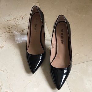 Madden Black Patent heels